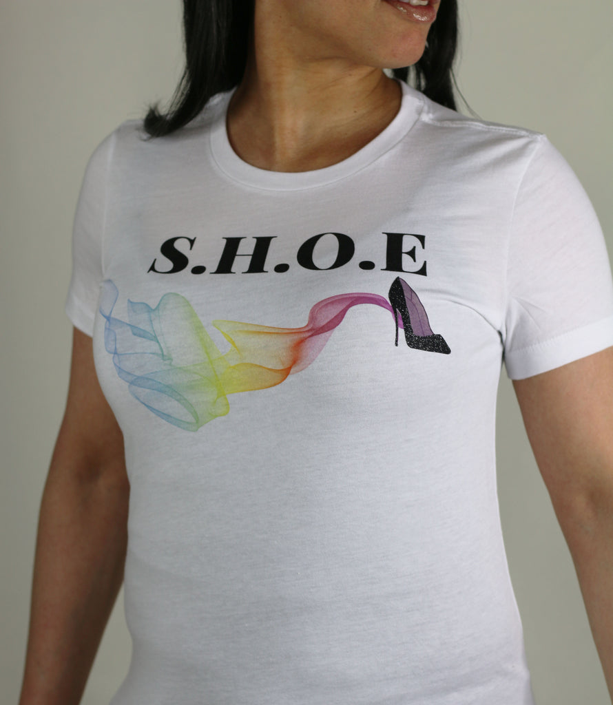 Short Sleeve Stiletto S.H.O.E. T-Shirt - Black Stiletto